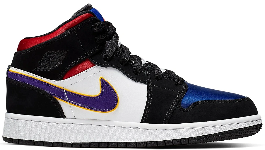 Фото № 1 с приближением к товару «‎Jordan 1 Mid Lakers Top 3 »