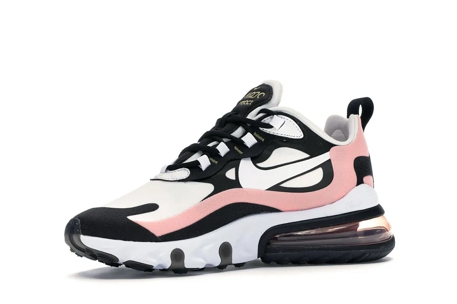 Фото № 3 с приближением к товару «‎Nike Air Max 270 React Black White Bleached Coral »