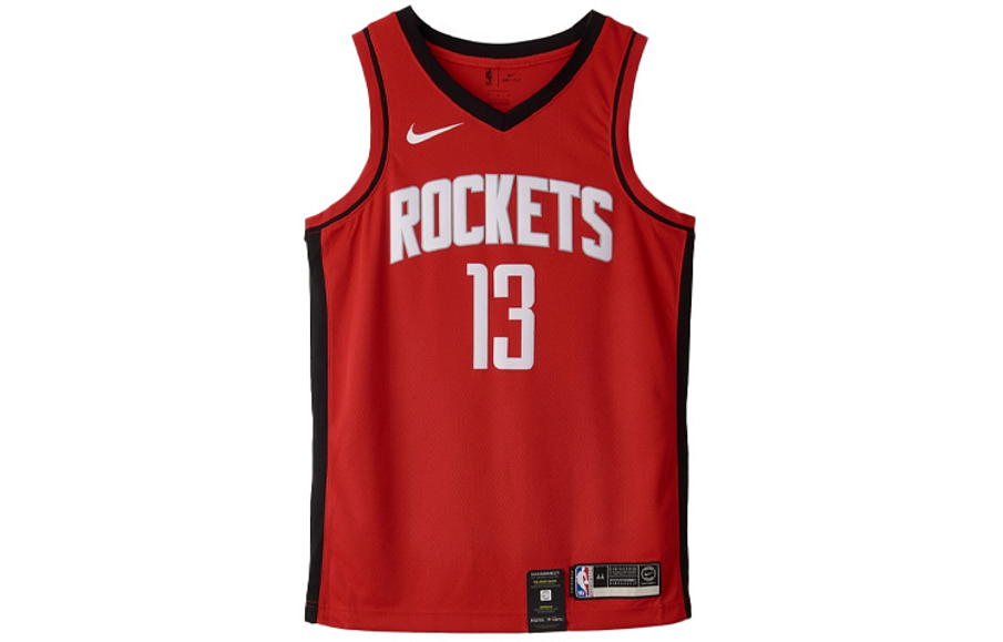 Фото № 1 с приближением к товару «‎Nike MENS SW 19-20 Huston Rocket Harden 13 Casual Basketball Vest Red»