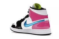 Фото № 3 с приближением к товару «‎Jordan 1 Mid White Black Cyber Pink»