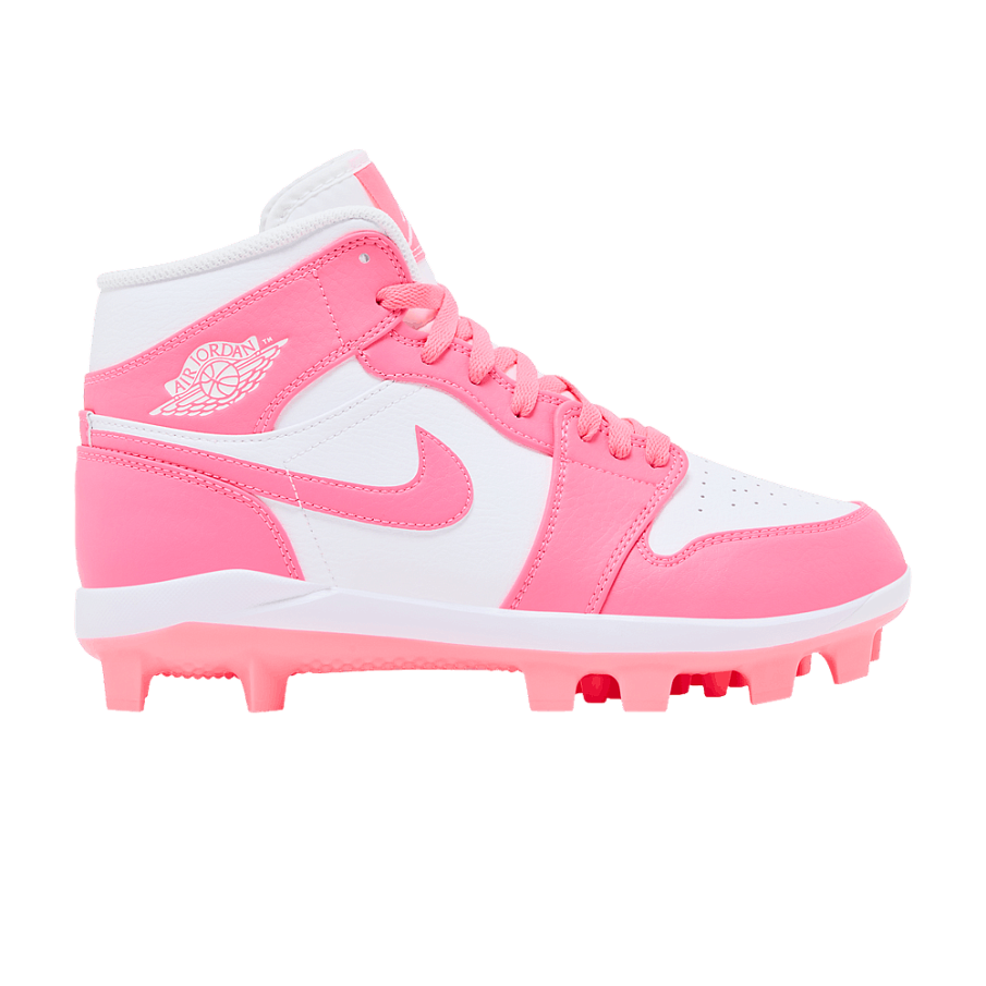Фото № 1 с приближением к товару «‎Air Jordan 1 Retro MCS White Sunset Pulse Pink (AV5354-103)»