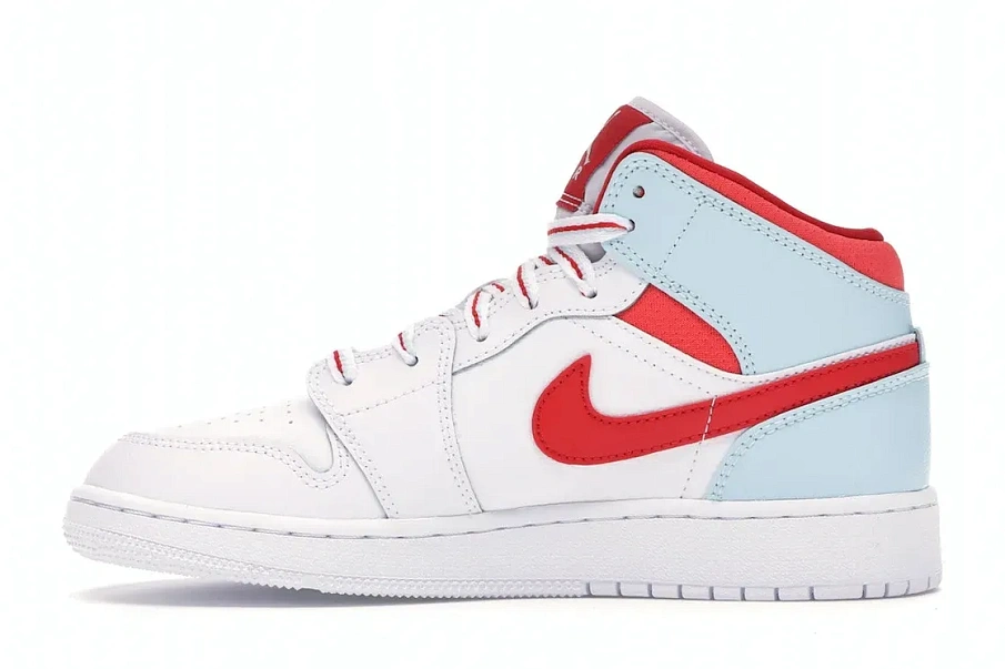 Фото № 3 с приближением к товару «‎Jordan 1 Mid White Topaz Mist »