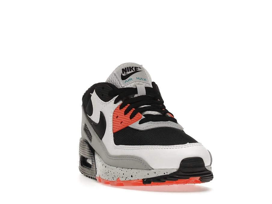 Фото № 2 с приближением к товару «‎Nike Air Max 90 White Orange Black»