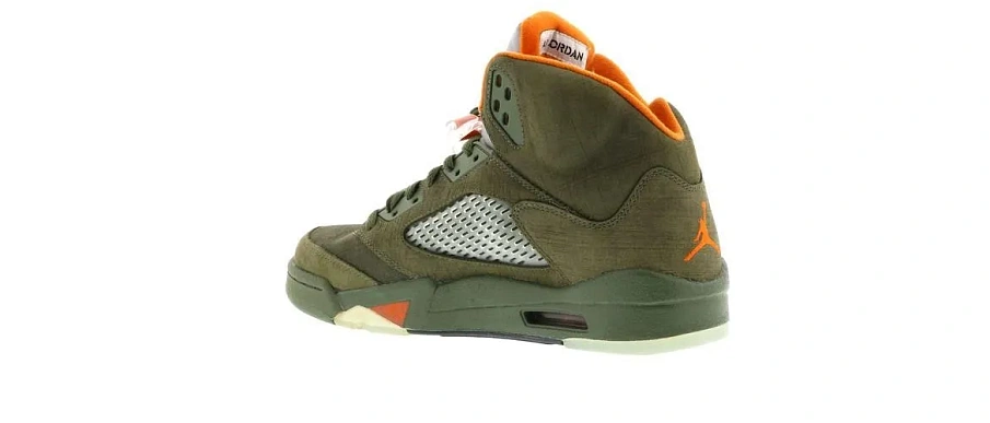 Фото № 4 с приближением к товару «‎Jordan 5 Retro Olive»