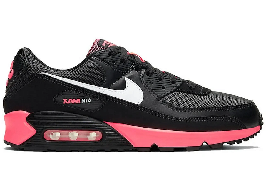 Фото № 1 с приближением к товару «‎Nike Air Max 90 Black Racer Pink»