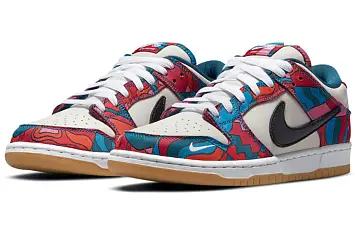 Nike Parra x Dunk Low Pro QS SB Skate shoes Abstract Art - 5