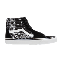Фото № 1 с приближением к товару «‎Vans Sk8-Hi Bandana - Black»