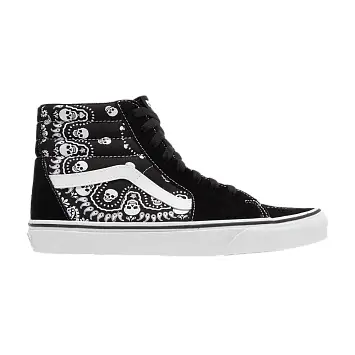 Vans Sk8-Hi Bandana - Black - 1