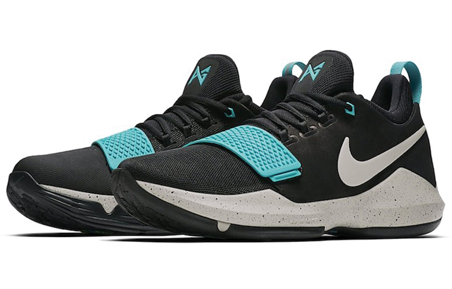 Фото № 3 с приближением к товару «‎Nike Pg 1 BlackLight BoneLight Aqua»