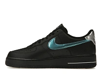 Фото № 6 с приближением к товару «‎Nike Air Force 1 07 Low Black Blue Lightning»
