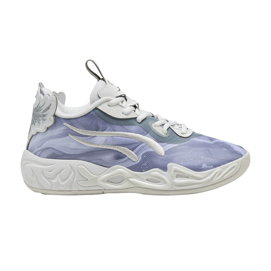 Фото № 1 с приближением к товару «‎Puma MB.04 Lo Team Big Kid Feather Grey (312177-03)»