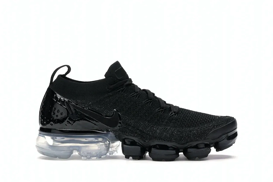 Фото № 1 с приближением к товару «‎Nike Air VaporMax Flyknit 2 Black Patent »
