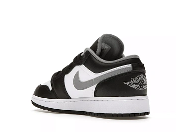 Jordan 1 Low Black White Grey  - 2