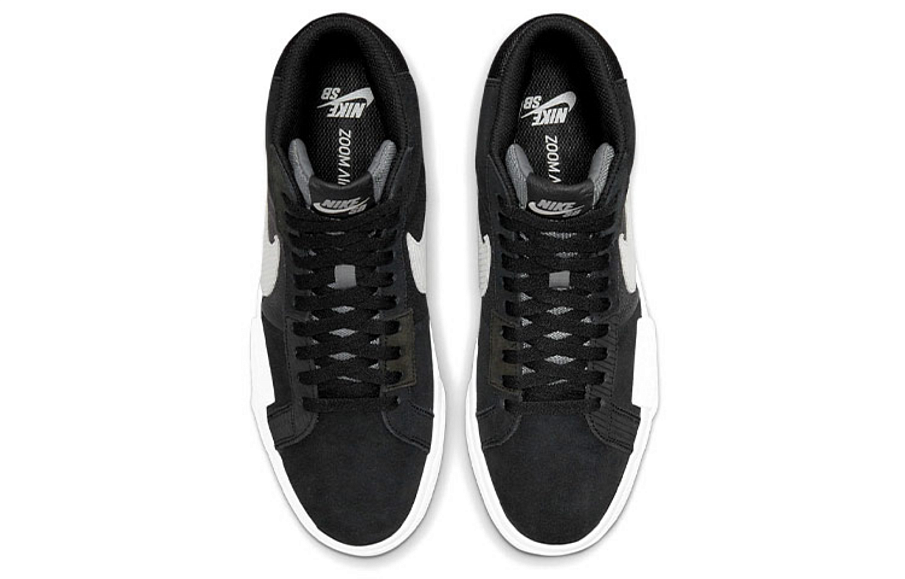 Фото № 4 с приближением к товару «‎Nike SB Zoom Blazer mid Skate shoes blackgrey»