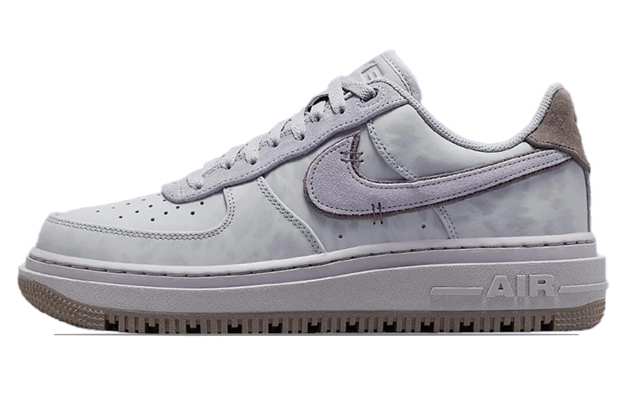 Фото № 1 с приближением к товару «‎Nike Air Force 1 Luxe "Dyed" Low-Top Casual Sneakers GreyPurple»
