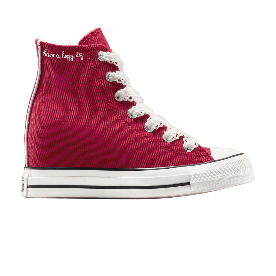 Фото № 1 с приближением к товару «‎Converse Women's Chuck Taylor All Star Wedge Platform High Crochet Laces»