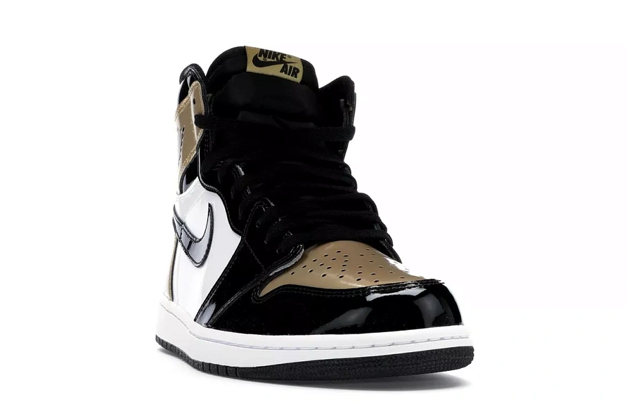 Фото № 6 с приближением к товару «‎Jordan 1 Retro High NRG Patent Gold Toe»