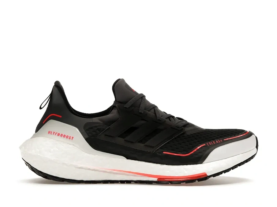 Фото № 1 с приближением к товару «‎adidas Ultra Boost 21 Cold.RDY Grey Black Solar Red»