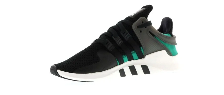 Фото № 2 с приближением к товару «‎adidas EQT Support ADV Core Black Sub Green Vintage White»