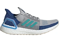 Фото № 1 с приближением к товару «‎adidas Ultra Boost 2019 Grey Two Shock Cyan»