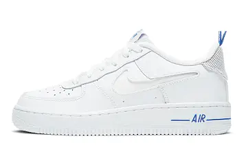 Nike Air Force 1 '07 Lv8 (Gs) Skate Shoes WhiteBlue - 1