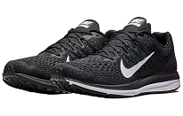 Фото № 2 с приближением к товару «‎Nike Air Zoom Winflo 5 Black White»