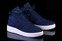 Фото № 2 с приближением к товару «‎Nike Air Force 1 Ultra Flyknit College Navy »