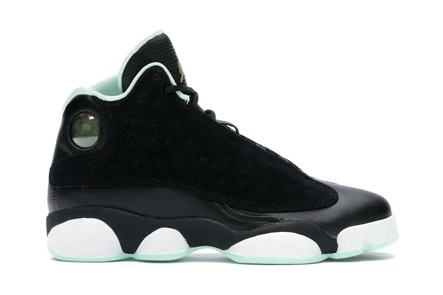 Фото № 1 с приближением к товару «‎Jordan 13 Retro Black Mint Foam »