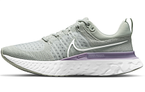 Фото № 1 с приближением к товару «‎Nike React Infinity Run FK 2 Wmns Shoes SilverPurpleGreen»