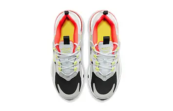 Nike Air Max 270 React (GS) BlackGreyYellow - 7