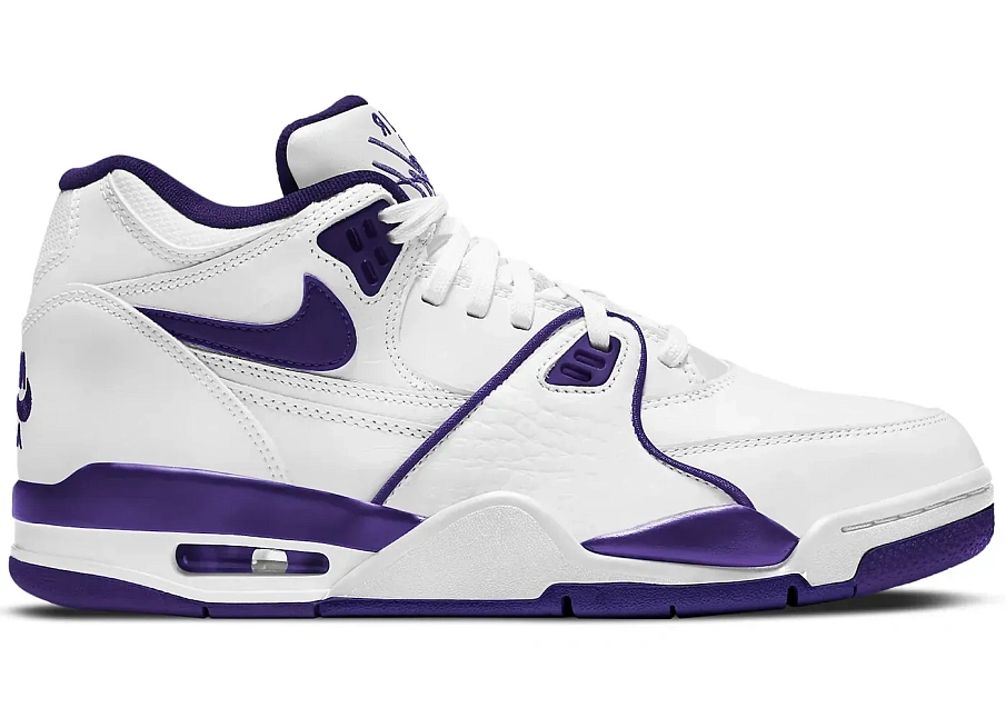 Фото № 1 с приближением к товару «‎Nike Air Flight 89 White Court Purple»