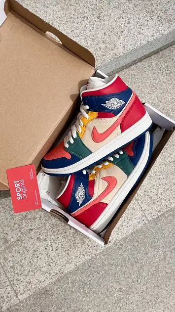 Air Jordan 1 Mid SE Multicolor - 3