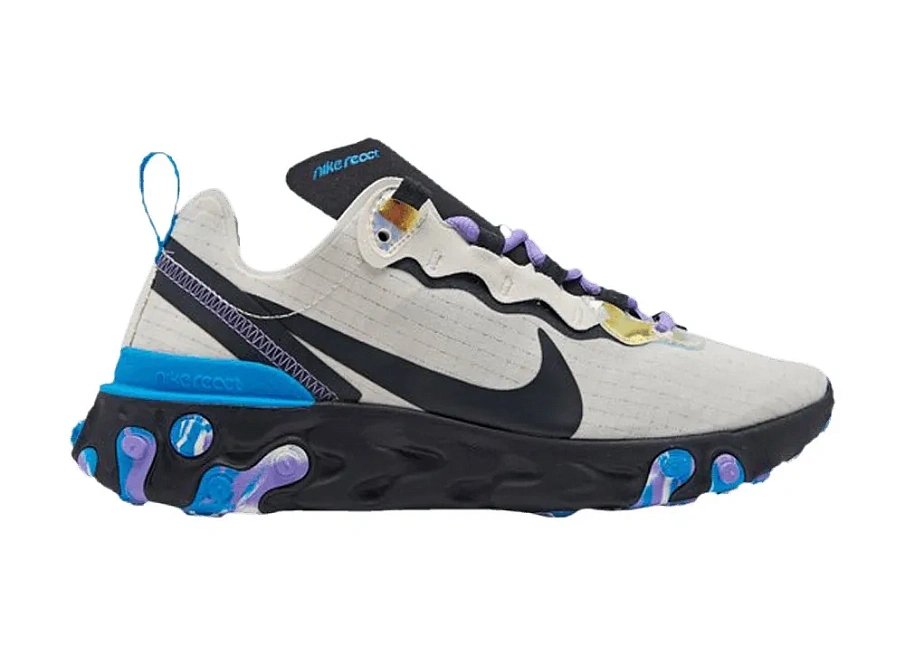 Фото № 1 с приближением к товару «‎Nike React Element 55 Off Noir Blue »