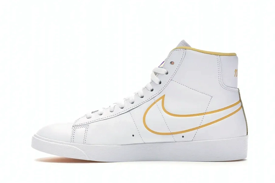 Фото № 3 с приближением к товару «‎Nike Blazer Mid White Topaz Gold »