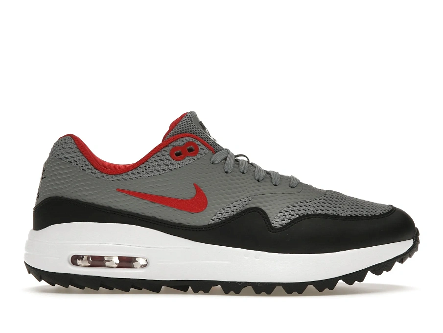 Фото № 1 с приближением к товару «‎Nike Air Max 1 Golf Particle Grey Red»
