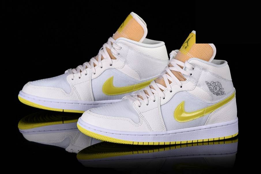 Фото № 2 с приближением к товару «‎Nike Air Jordan 1 Mid Se Voltage Yellow»