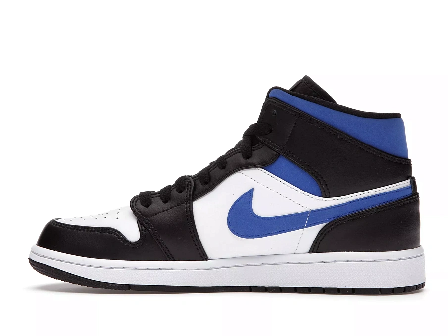 Фото № 5 с приближением к товару «‎Jordan 1 Mid White Black Racer Blue»