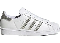 Фото № 1 с приближением к товару «‎adidas Superstar White Silver Glitter »