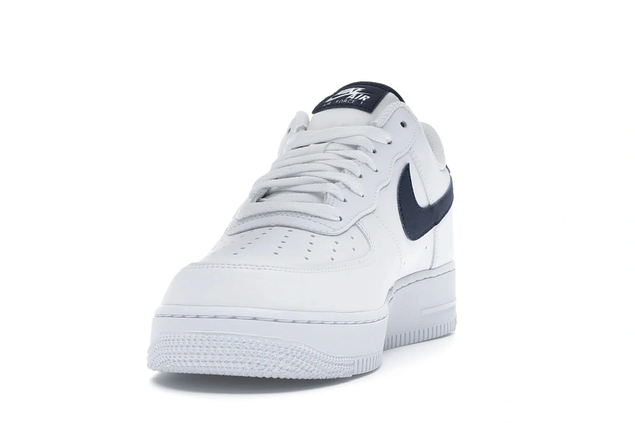 Фото № 4 с приближением к товару «‎Nike Air Force 1 Low White Midnight Navy (2020)»
