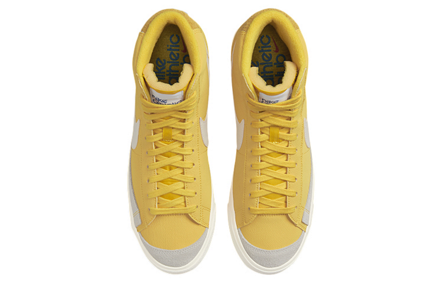 Фото № 4 с приближением к товару «‎Nike Blazer Mid 77 "Athletic Club" Sneakers YellowWhite»