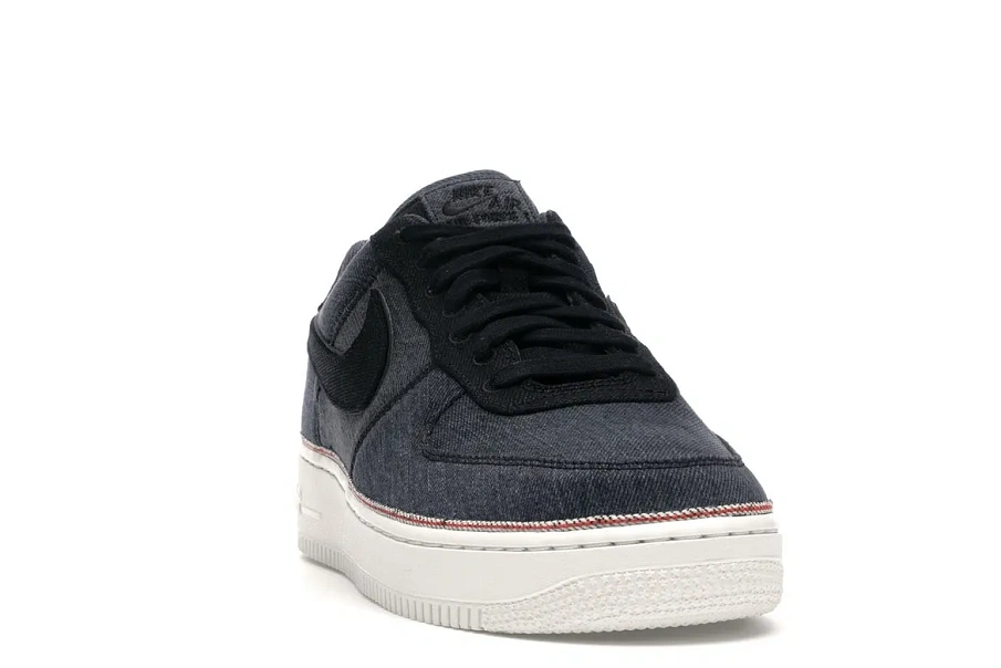 Фото № 3 с приближением к товару «‎Nike Air Force 1 Low 3x1 Denim Black»