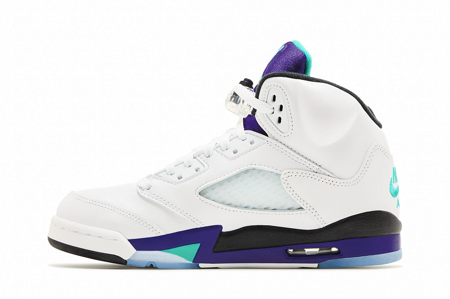 Фото № 4 с приближением к товару «‎Air Jordan 5 Retro GS Grape 2025»