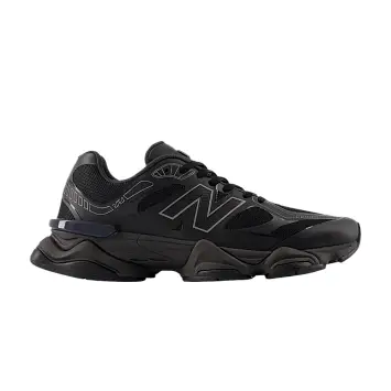 New Balance 9060 Black Grey Black - 1