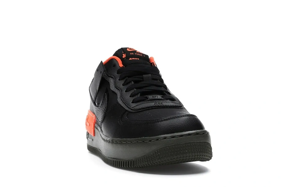 Фото № 4 с приближением к товару «‎Nike Air Force 1 Low Shadow Black Hyper Crimson Cargo Khaki »