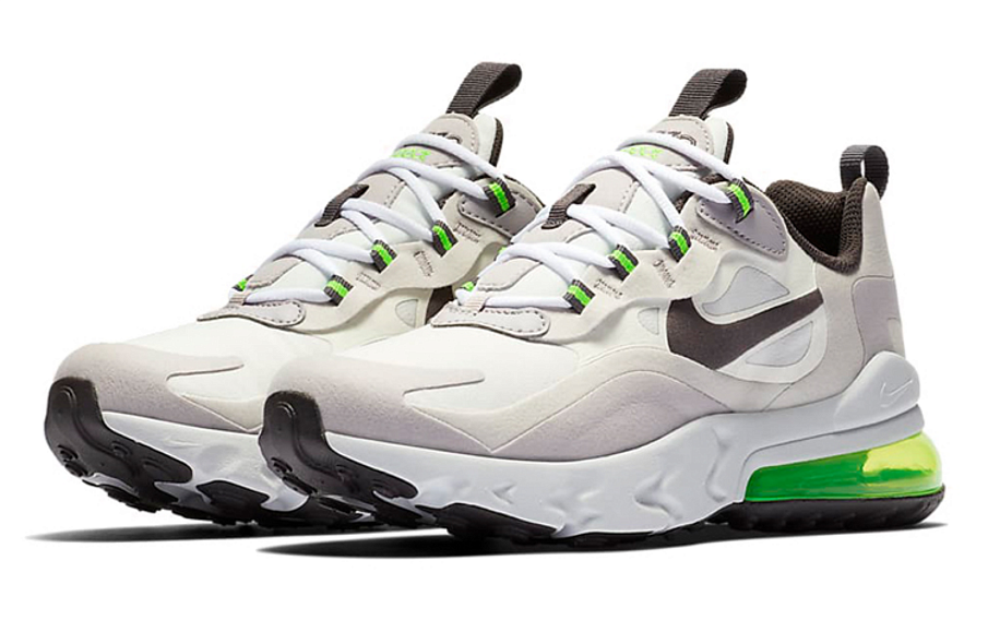 Фото № 3 с приближением к товару «‎Nike Air Max 270 React (GS) GreyWhiteGreen»