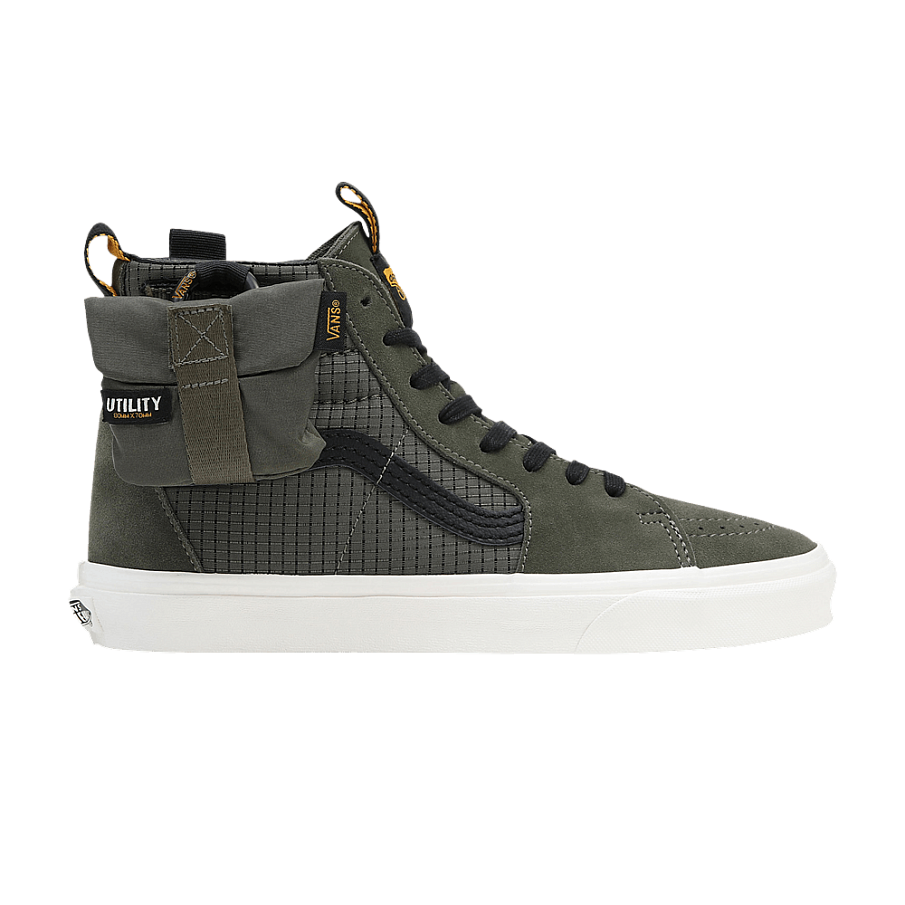 Фото № 1 с приближением к товару «‎Vans Sk8-Hi Community Tactical Utility - Grape Leaf»