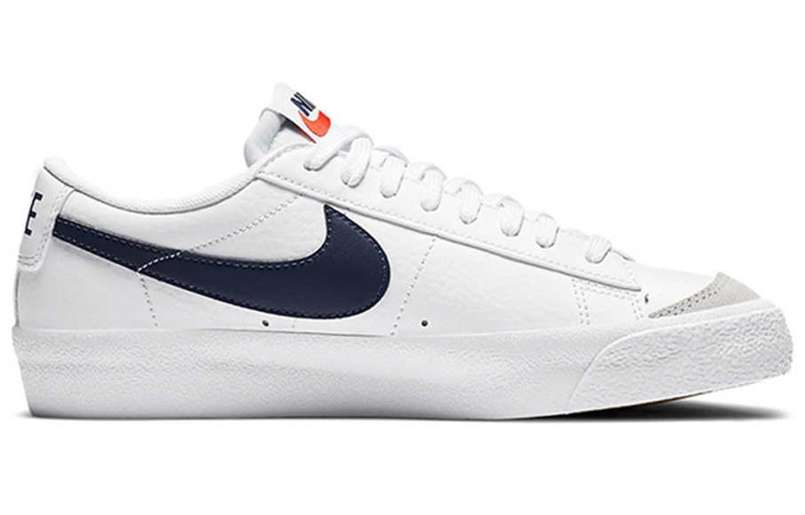 Фото № 2 с приближением к товару «‎Nike Blazer Low '77 GS 'White Midnight Navy'»