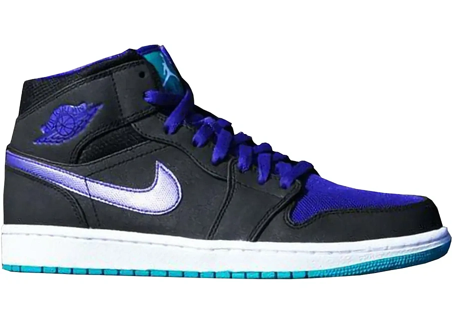 Фото № 1 с приближением к товару «‎Jordan 1 Mid Grape»