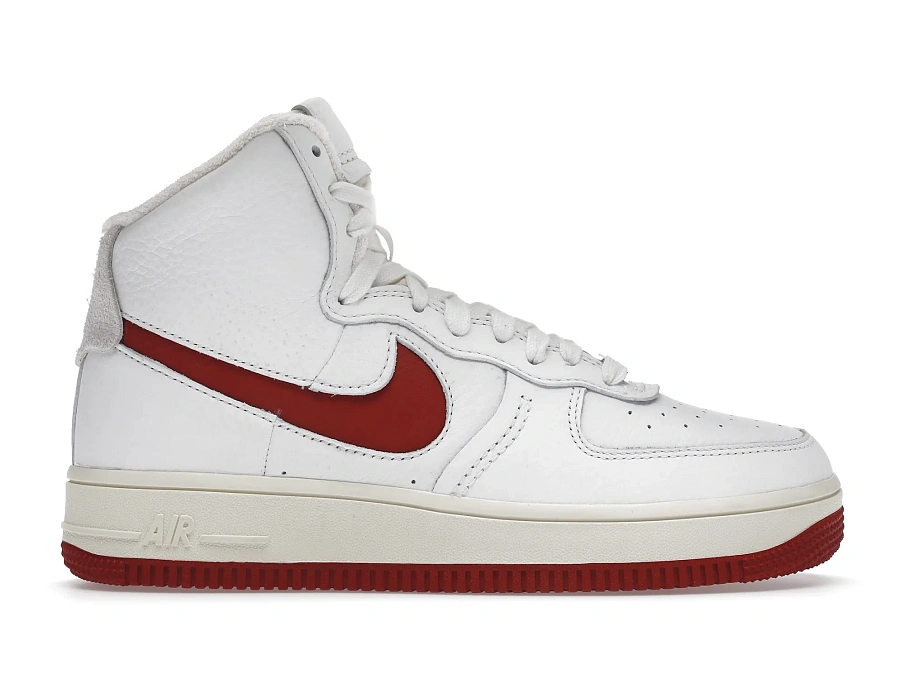 Фото № 1 с приближением к товару «‎Nike Air Force 1 High Sculpt Summit White Gym Red »