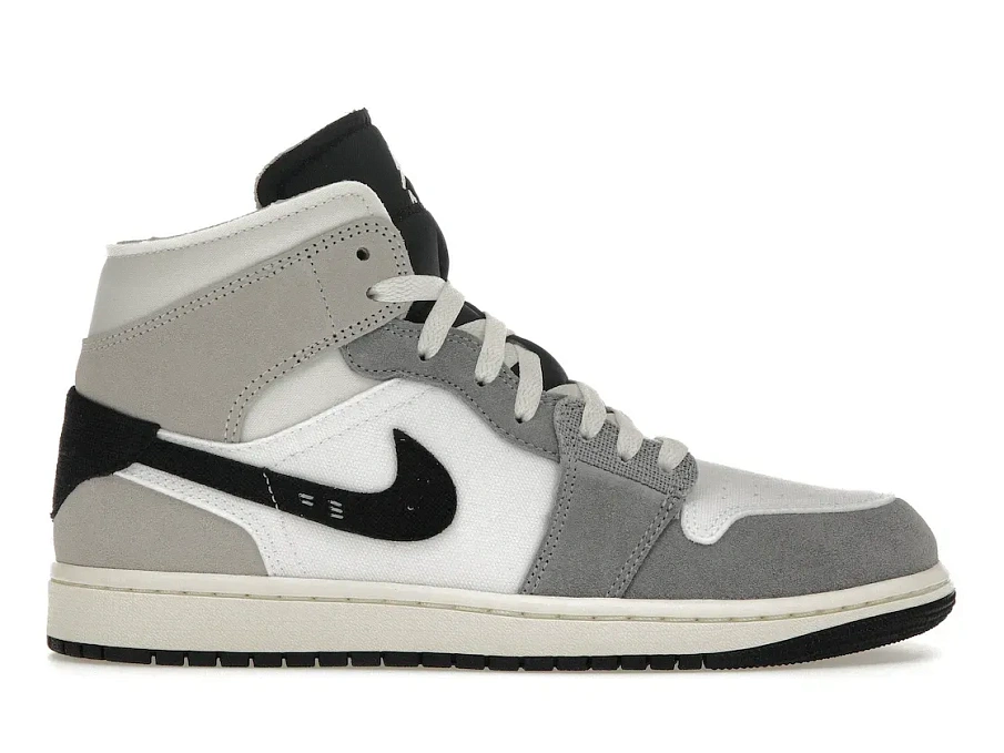 Фото № 1 с приближением к товару «‎Jordan 1 Mid SE Craft White Cement Grey Black»